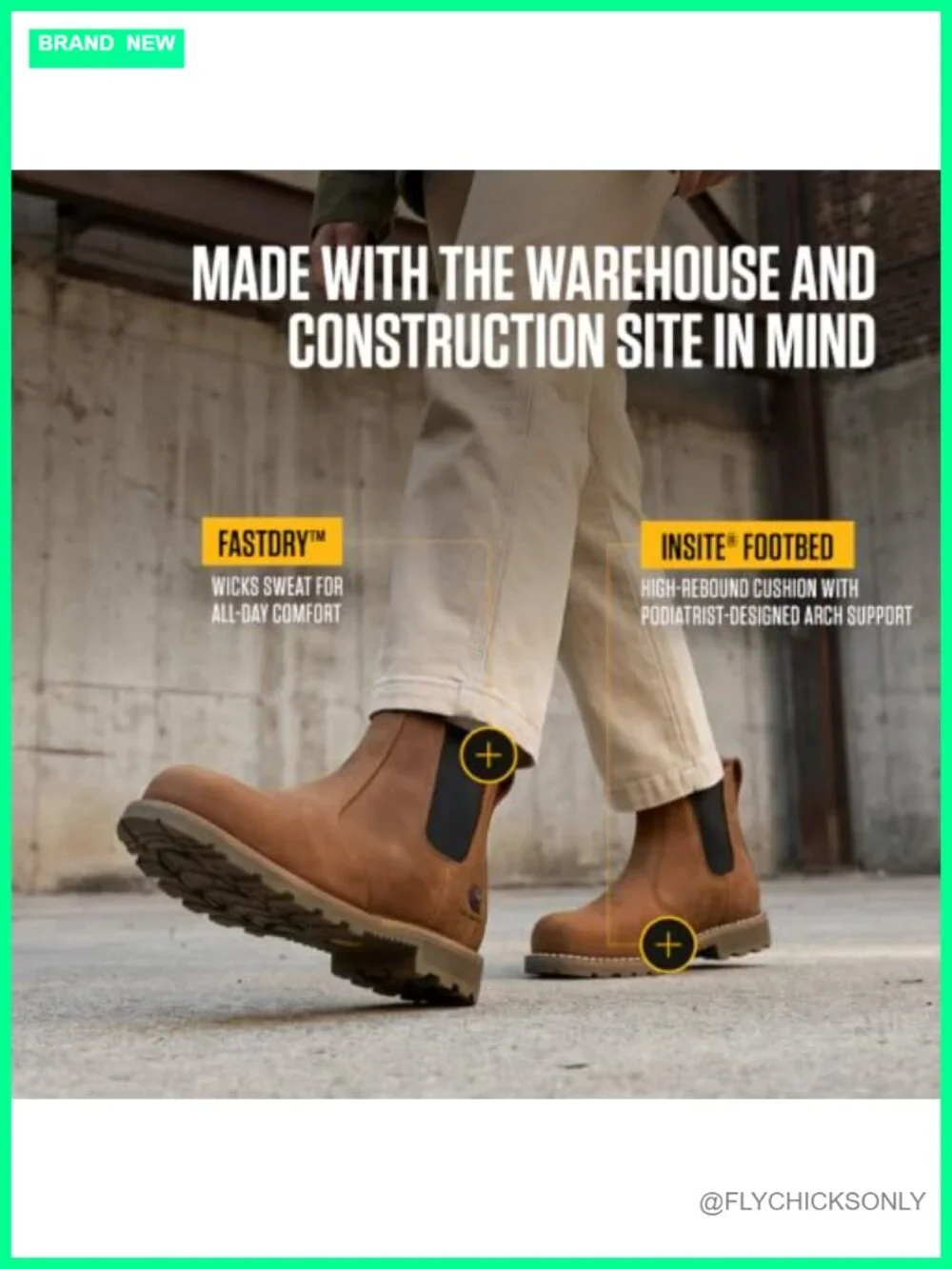 Carhartt Women's Frontier Water-Resistant Chelsea Steel Toe Work Boots Ankle